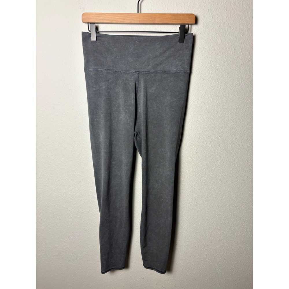 Vuori Washed Studio Leggings Gray High Rise Activewear Size L